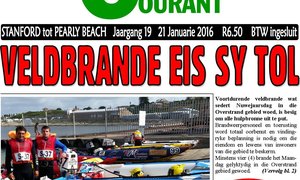 VELDBRANDE eis sy TOL